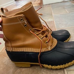 LL Bean Boots Navy Size 9